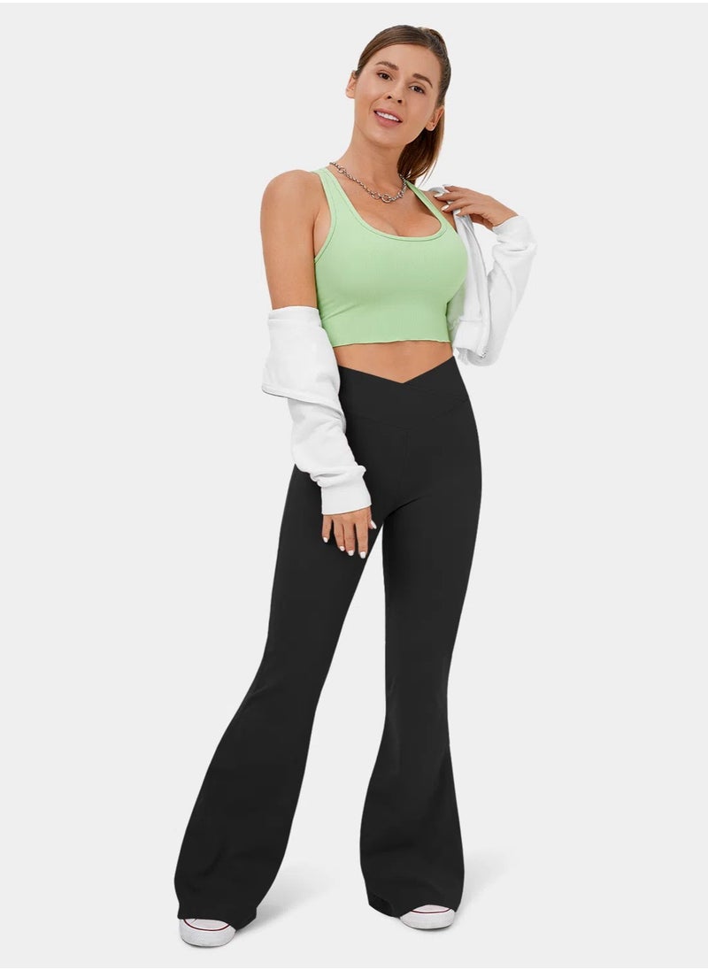 Vicino - Waist Fold Flare Pants - Image 1