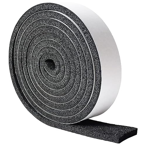 DOBTIM Pipe Insulation Foam Wrap Tape, Self Adhesive with High Resilience for Pipe Insulation Wrap 13 Ft x 2 Inch Wide x 1/2 Inch Thick - Image 1