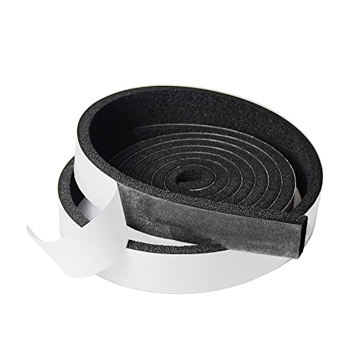 DOBTIM Pipe Insulation Foam Wrap Tape, Self Adhesive with High Resilience for Pipe Insulation Wrap 13 Ft x 2 Inch Wide x 1/2 Inch Thick - Image 3