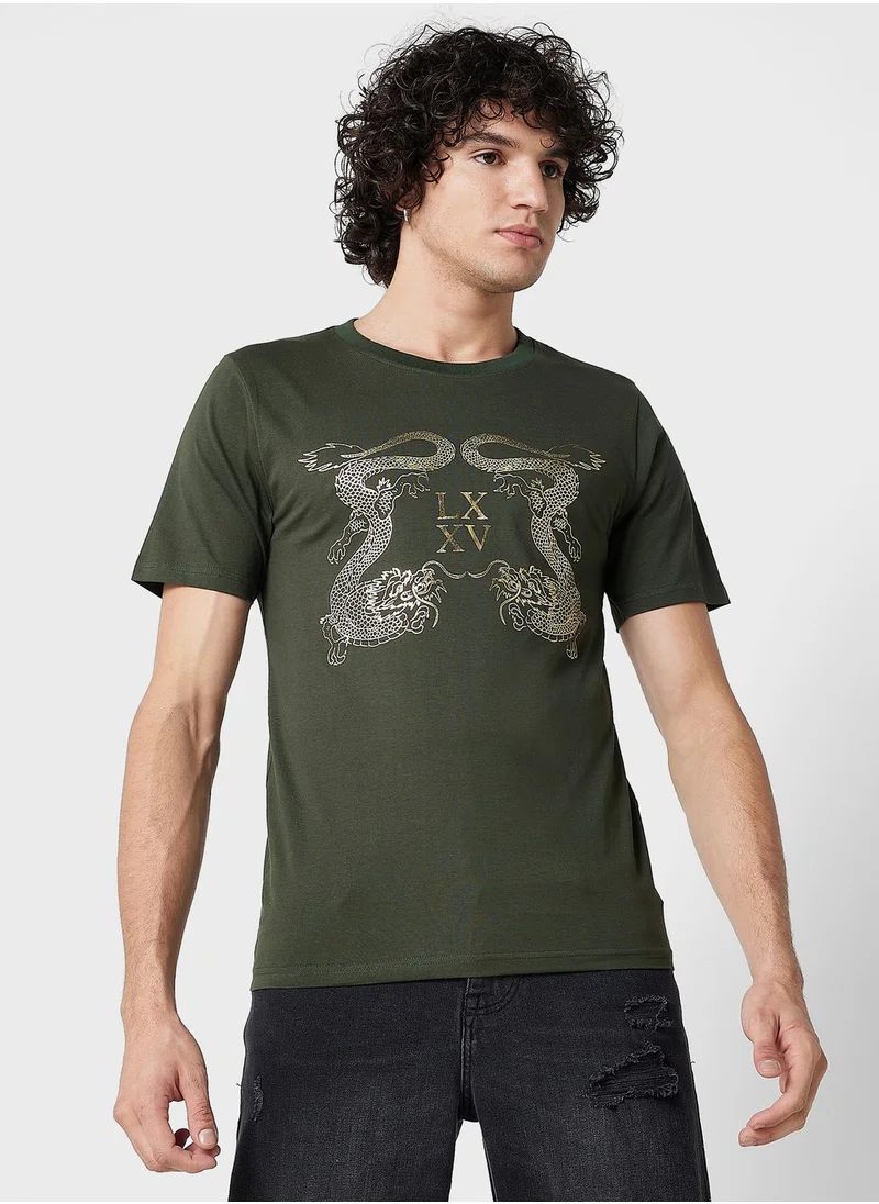 Seventy Five Foil Print T-Shirt