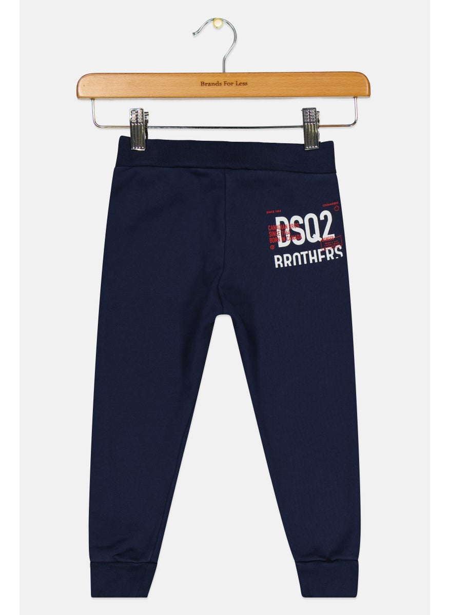 DSQUARED2 Toddlers Boy Brand Logo Drawstring Jogger Pants, Navy  - Image 2