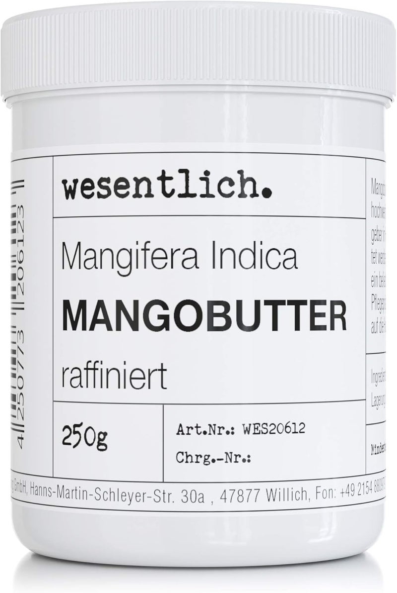Mango Butter from wesentlich 250g 100 Pure Vegan and No Additives