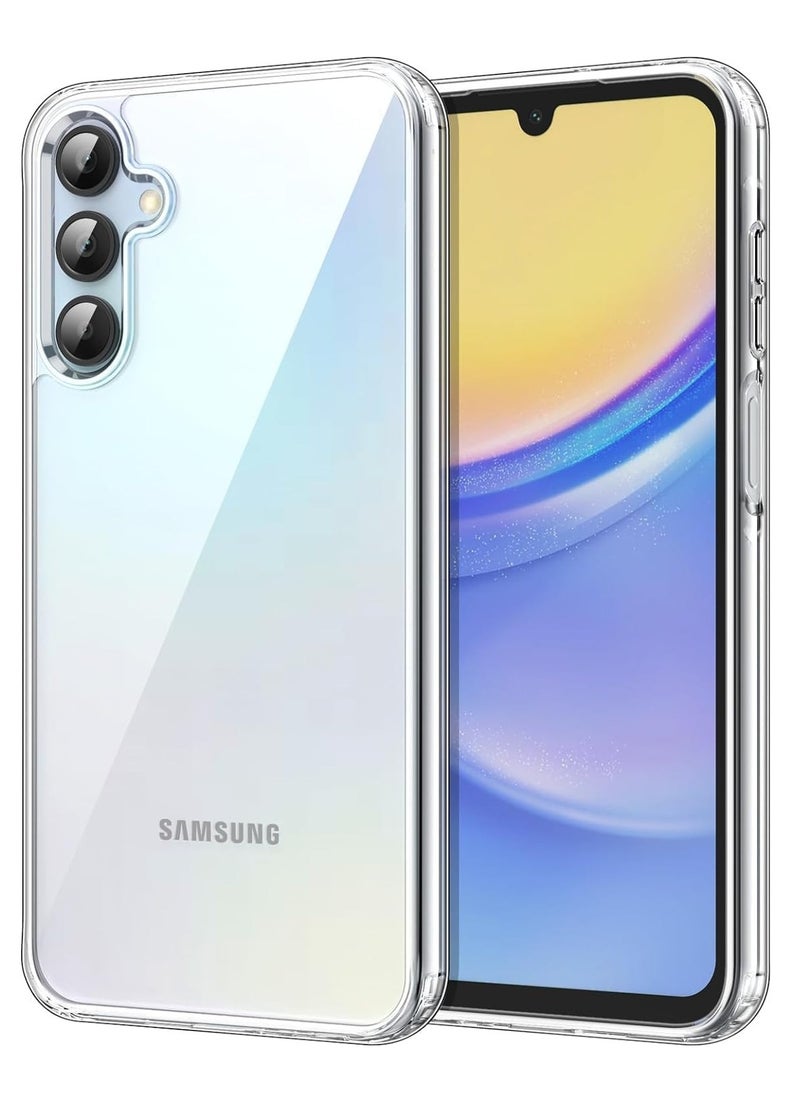 Generic - Case Compatible with Samsung Galaxy A15 5G Case Transparent, Mobile Phone Case Samsung Galaxy A15 5G Thin Soft Silicone Anti-Yellow Protective Case - Clear - Image 1