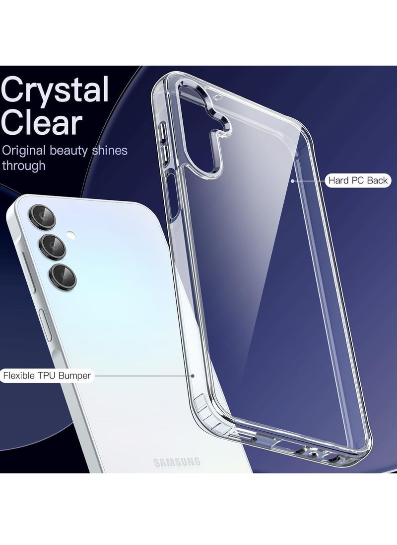 Generic - Case Compatible with Samsung Galaxy A15 5G Case Transparent, Mobile Phone Case Samsung Galaxy A15 5G Thin Soft Silicone Anti-Yellow Protective Case - Clear - Image 1