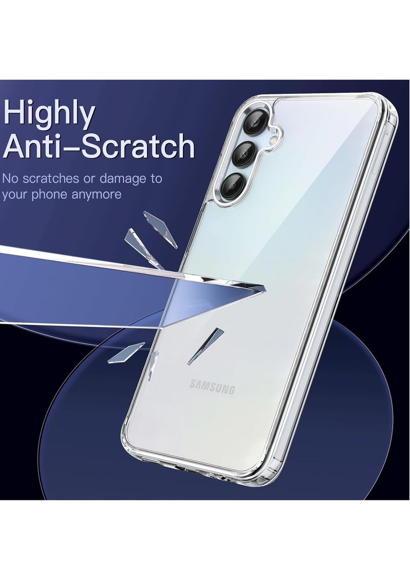Generic - Case Compatible with Samsung Galaxy A15 5G Case Transparent, Mobile Phone Case Samsung Galaxy A15 5G Thin Soft Silicone Anti-Yellow Protective Case - Clear - Image 1