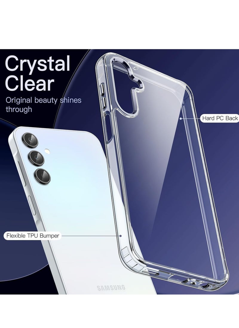 Generic - Case Compatible with Samsung Galaxy A15 5G Case Transparent, Mobile Phone Case Samsung Galaxy A15 5G Thin Soft Silicone Anti-Yellow Protective Case - Clear - Image 1