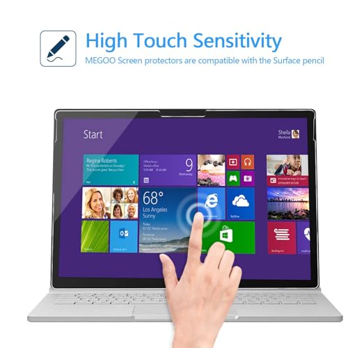 Megoo Screen Protector for Surface Book 3 13.5" (2020 Version), Easy Installation/Scratch resistant/High Sensitivity, Also Compatible for Microsoft Surface Book 1/2 (2017-2020) - Image 4
