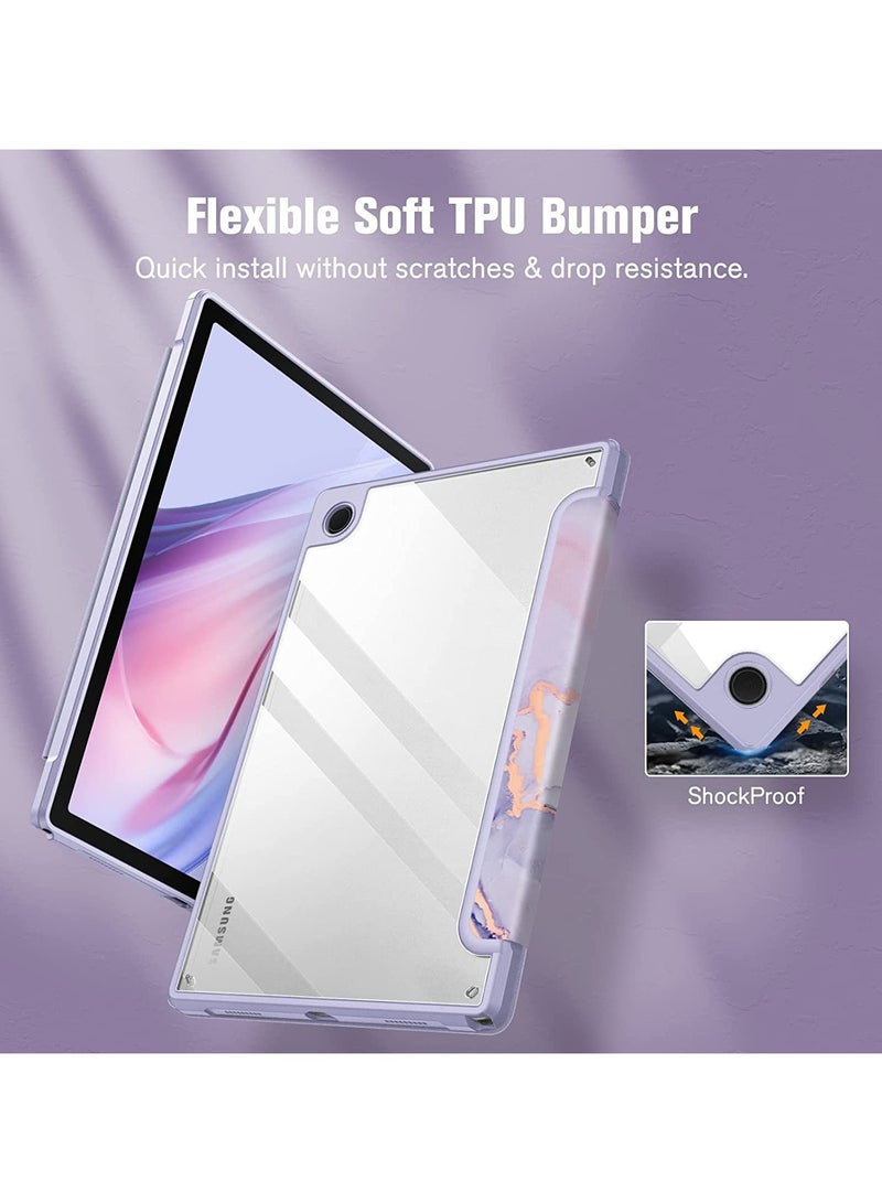 general Compatible with SAMSUNG Galaxy Tab A9 Plus tablet case, Acrylic anti-bending, Magnetic multi-angle stand with full-coverage scratch-resistant shell. - Image 3