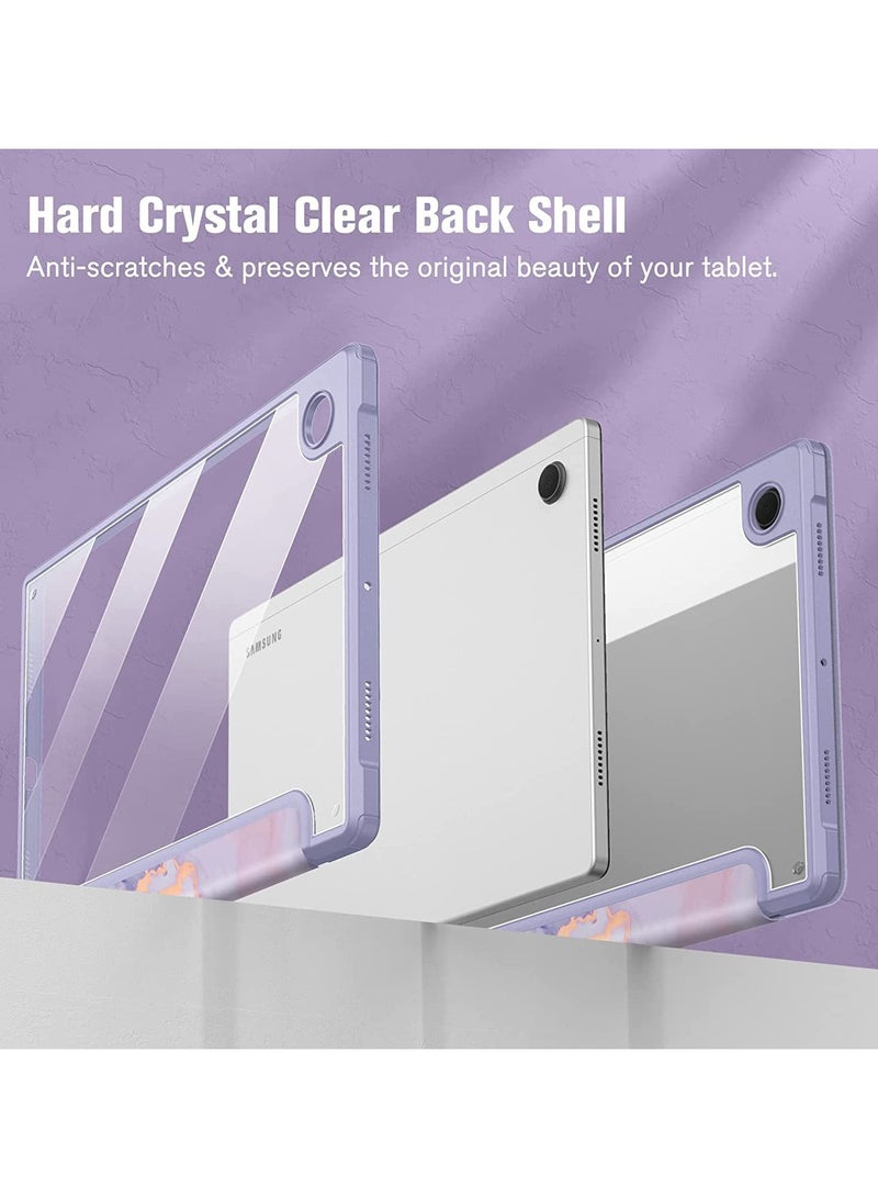 general Compatible with SAMSUNG Galaxy Tab A9 Plus tablet case, Acrylic anti-bending, Magnetic multi-angle stand with full-coverage scratch-resistant shell. - Image 4