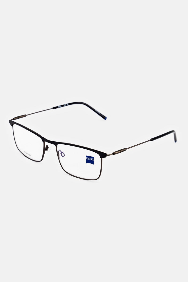 Zeiss Men ZS22102 Rectangular Eyeglasses, Black - Image 3