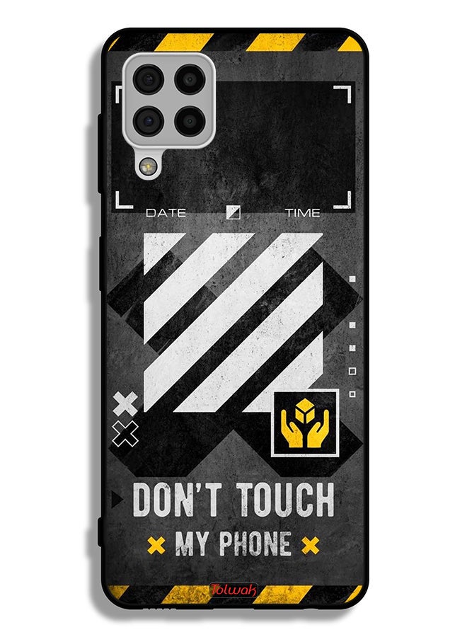 Tolwak Samsung Galaxy A22 4G Protective Case Cover Do Not Touch My Phone - Image 1