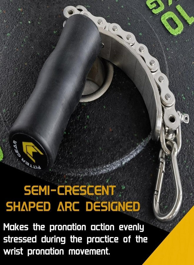 FITTERGEAR مقبض تدريب مصارعة الذراعين للثني، والبسط، والرفع، ومدرب مصارعة الذراعين لتقوية الرسغ والساعد والقبضة، ومعدات تدريب مصارعة الذراعين - Image 3