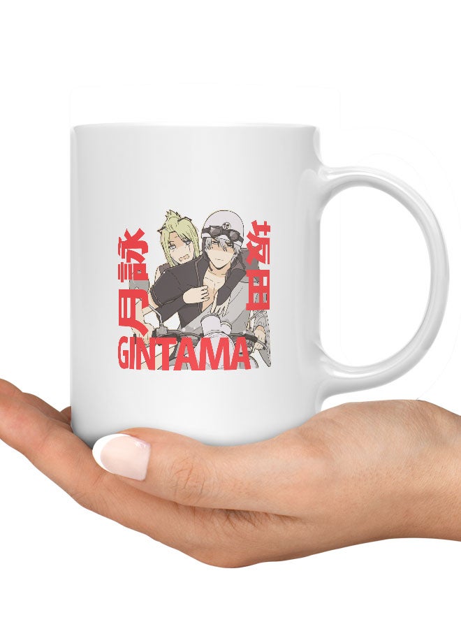 LIT Gintama Mug Gintama Anime Design Mug for Coffee Gintama Tsukuyo Design Gift Mug Bike Ride Couple Bike-Gintoki Fan - Image 3