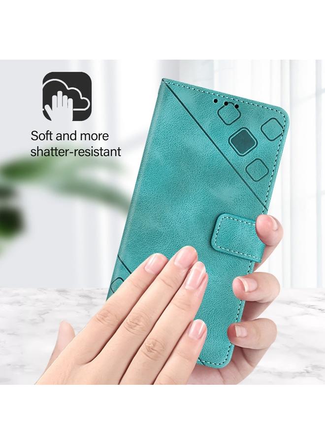 اس-توب جراب لهاتف Oukitel C33 مصنوع من الجلد المنقوش بملمس الجلد - Image 4