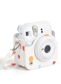 Generic Mini Camera Protective Case for Fujifilm Instax, Instant Camera Case with Adjustable Shoulder Strap, Colorful Dots Camera Case for Mini 12 Camera  - Image 3