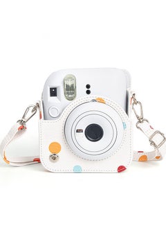 Generic Mini Camera Protective Case for Fujifilm Instax, Instant Camera Case with Adjustable Shoulder Strap, Colorful Dots Camera Case for Mini 12 Camera  - Image 1