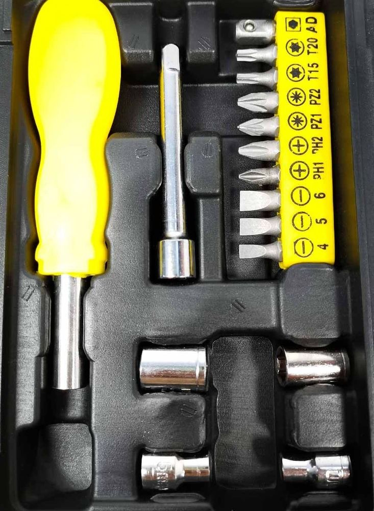 إم تولز MTools - 25 قطعة أدوات مفك براغي بسقاطة ، كماشة أنف وقطع / مفكات براغي قابلة للفصل / مفكات صغيرة لإصلاح الإلكترونيات - Image 3