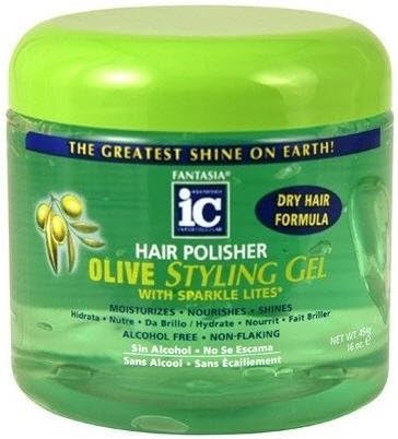 Fantasia Hair Polisher Olive Styling Gel 475 ml