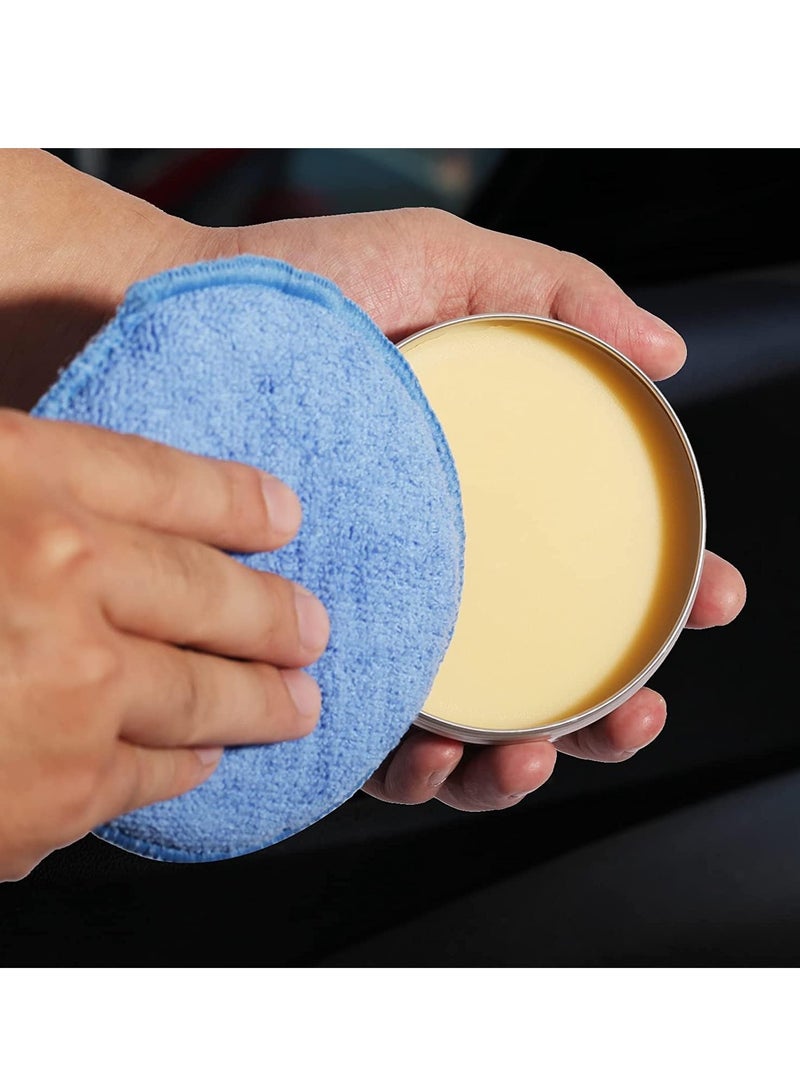 Bukela Microfiber Wax Applicator Pads, Car Wax Applicator, Buffing & Detail Polishing Foam Pads for Car Cleaning and Fine Polishing (5" Diameter, 6 Pack)  - Image 4