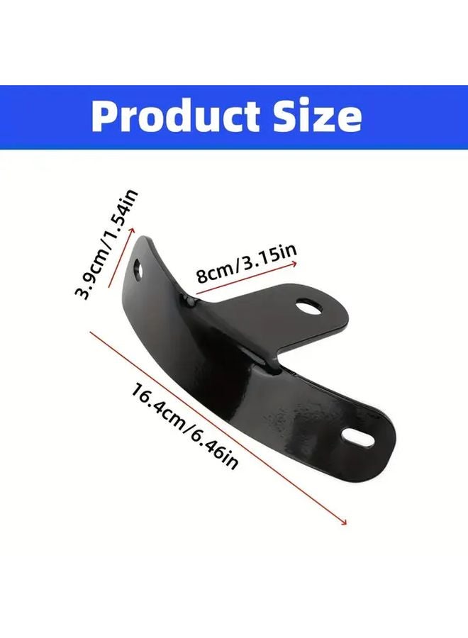 Black Side Mount License Plate Bracket For Harley Davidson Sportster Iron Nightster Roadster - Image 2