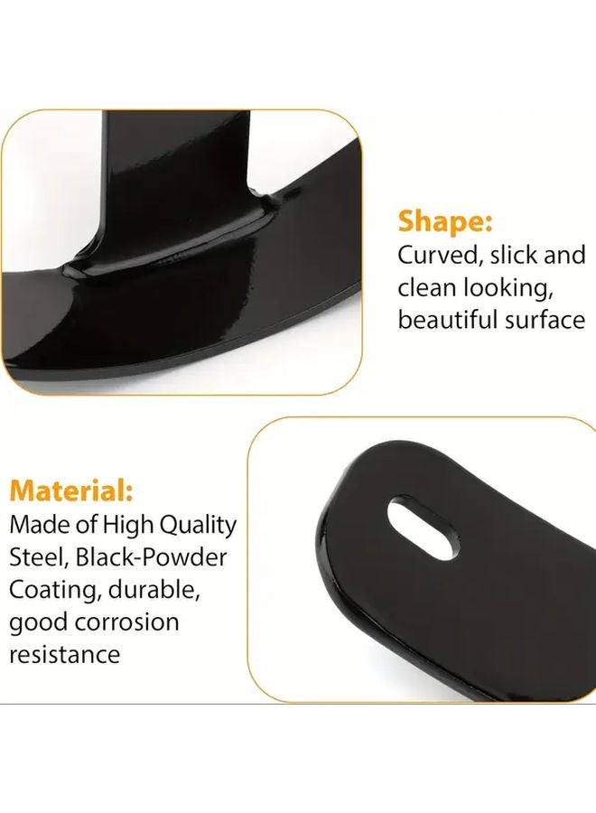 Black Side Mount License Plate Bracket For Harley Davidson Sportster Iron Nightster Roadster - Image 1