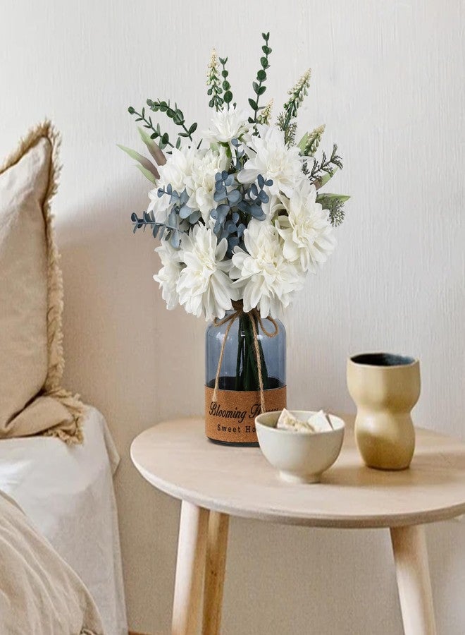 Leftover Fake Flowers in Vase,Artificial Flowers in Vase,Table Centerpieces for Dining Room,Flower Centerpieces for Tables,Faux Flowers in Vase,Kitchen Table Decor,Coffee Table Decor… - Image 4