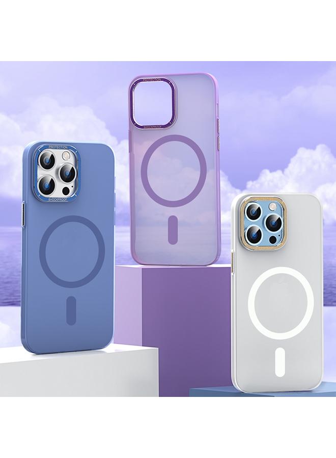 اس-توب جراب هاتف ماج سيف المغناطيسي كريستال فروستد سيريز لهاتف آيفون 14 برو - Image 2