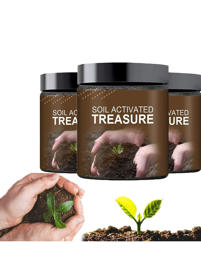CMGTYYD - CMGTYYD Soil Activated Treasure, Organic Soil Conditioner, Premium Soil Activated Treasure, Soil Plant Flower Fertilizer, Soil Activator for Raised Garden Beds, Potting Mix, Lawns and Gardens (3pcs) - Image 1