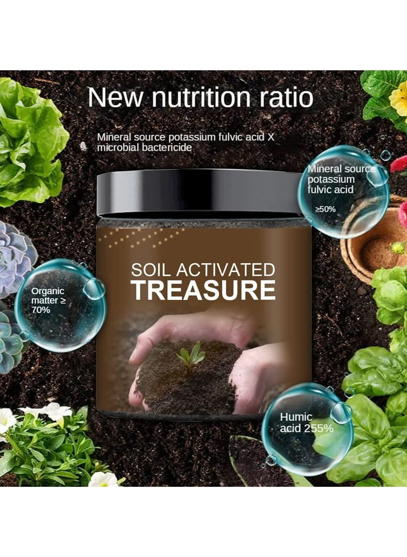 CMGTYYD - CMGTYYD Soil Activated Treasure, Organic Soil Conditioner, Premium Soil Activated Treasure, Soil Plant Flower Fertilizer, Soil Activator for Raised Garden Beds, Potting Mix, Lawns and Gardens (3pcs) - Image 1