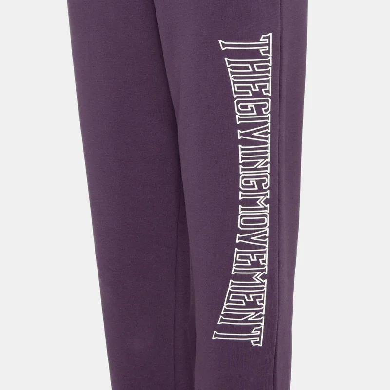 The Giving Movement Women's Collegic Font Joggers