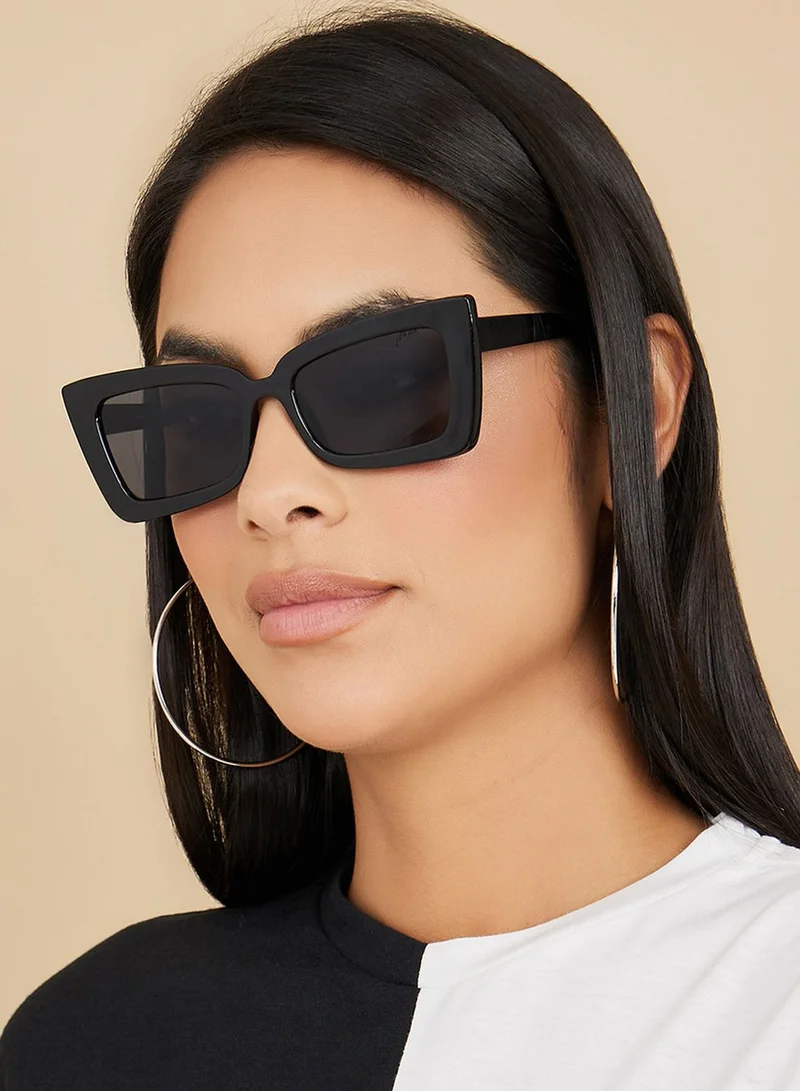 Styli Full Rim Cat Eye Sunglasses