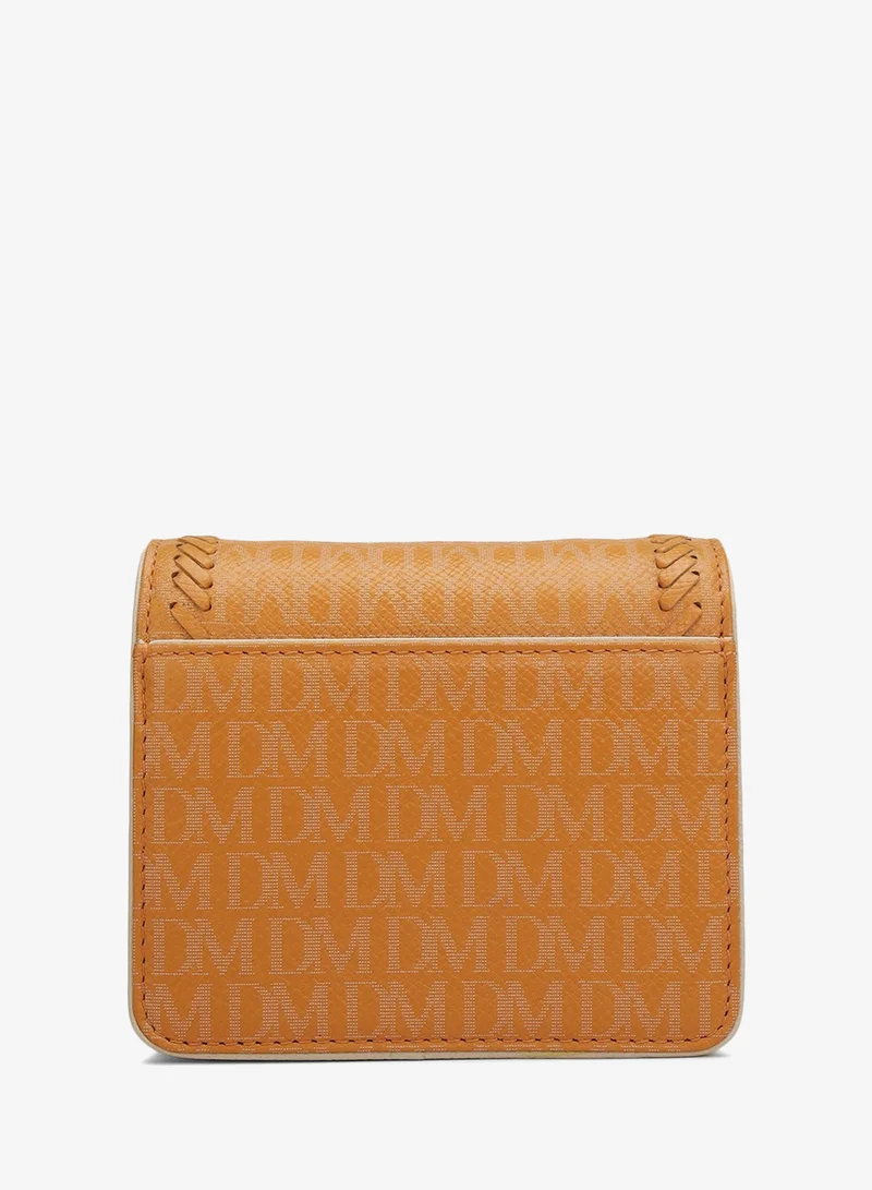 Da Milano Flame Small Monogram Franzy Leather Sling - Flame  | Best Price UAE