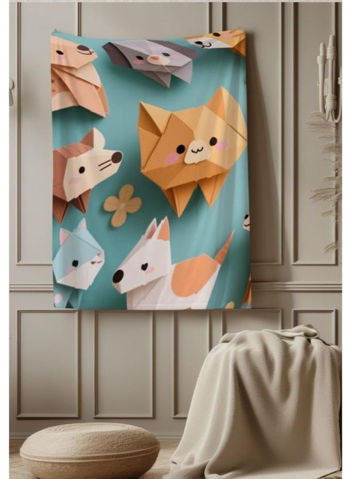 general Baby and children's cartoon flannel thin blanket (warm and comfortable, suitable for sleep, game use) 70cm*100cm - Image 3