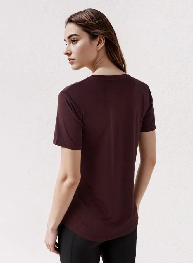 Splash Active  Textured T-shirt for Women | Best Price UAE