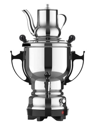 1800W Electric Samovar with 3.5 Litre Kettle Capacity and 0.8 Litre Teapot Capacity, DLC DLC-38135 Tea Maker - Silver - pzsku/ZE61C1E2FC1A13B1FADE2Z/45/_/1729595859/95f3b5c6-1ffc-4f02-859f-59581b3a599c