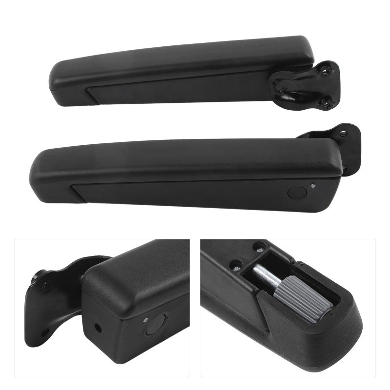 Adjustable Car Seat Armrest: PU Sponge & ABS Metal Material, Shock Resistant Wear Resistant - Universal Vehicle Armrest for Cars, Trucks, RVs, Construction Vehicles - Image 1