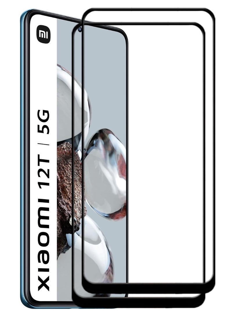 ACLIX 2 Pieces Antistatic ESD Dustproof Premium Quality High Definition Tempered Glass Screen Protector Designed For Xiaomi 12T - Image 1