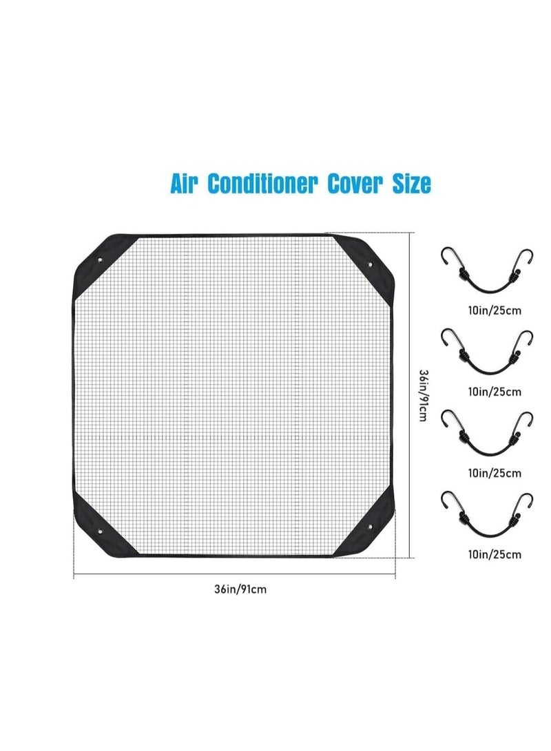 Air Conditioner Mesh Cover  for Outside AC Units 32 32 Inches Top Mesh Dust Cover Anti Leaf Dustproof Design for Outdoor Protection Keep Clean Snug Fit Good Air Flow  - Image 4