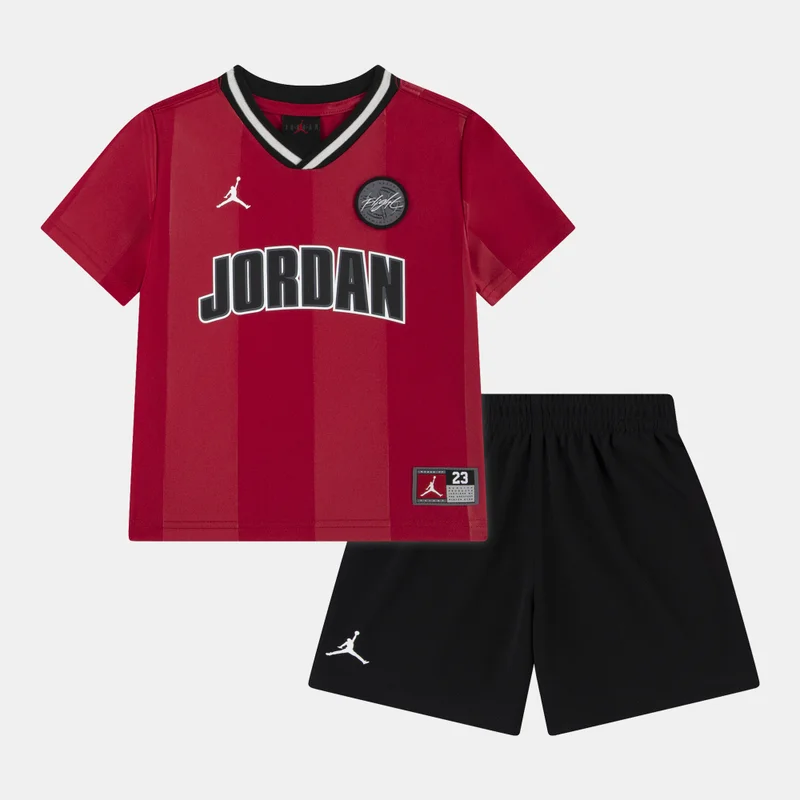 Kids' Sports Mesh Jersey and Shorts Set