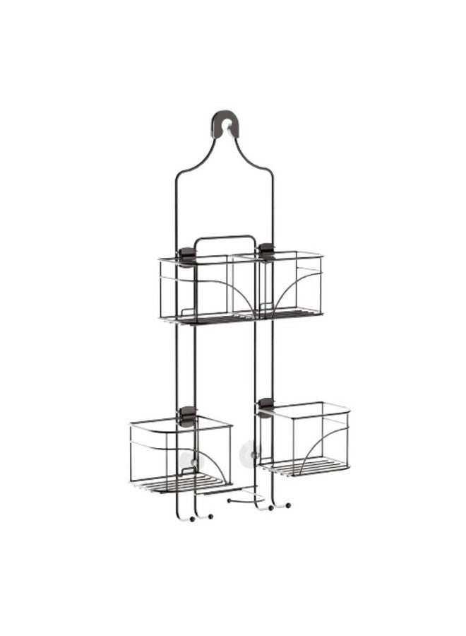 Zenna Home Zenna Home E7446HB, Expandable Over-the-Showerhead Caddy, Bronze  - Image 1