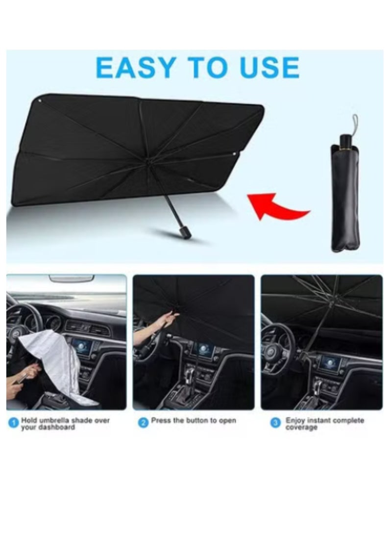 DUX DUCIS Car Front Window Sun Shade Protector Covers Interior Windshield - Image 5