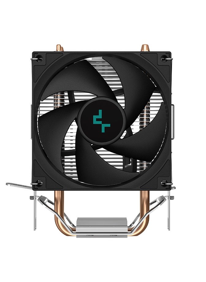 DEEPCOOL AG200 CPU Air Cooler, Single Tower, 92mm PWM Fan, 2 Copper Heat Pipes, 100W TDP, Intel LGA1700/1200/1151/1150/1155, AMD AM5/AM4, Quiet ≤30.5 dB(A), Compact Size for mATX/ATX Builds, Black | R-AG200-BKNNMN-G  - Image 5