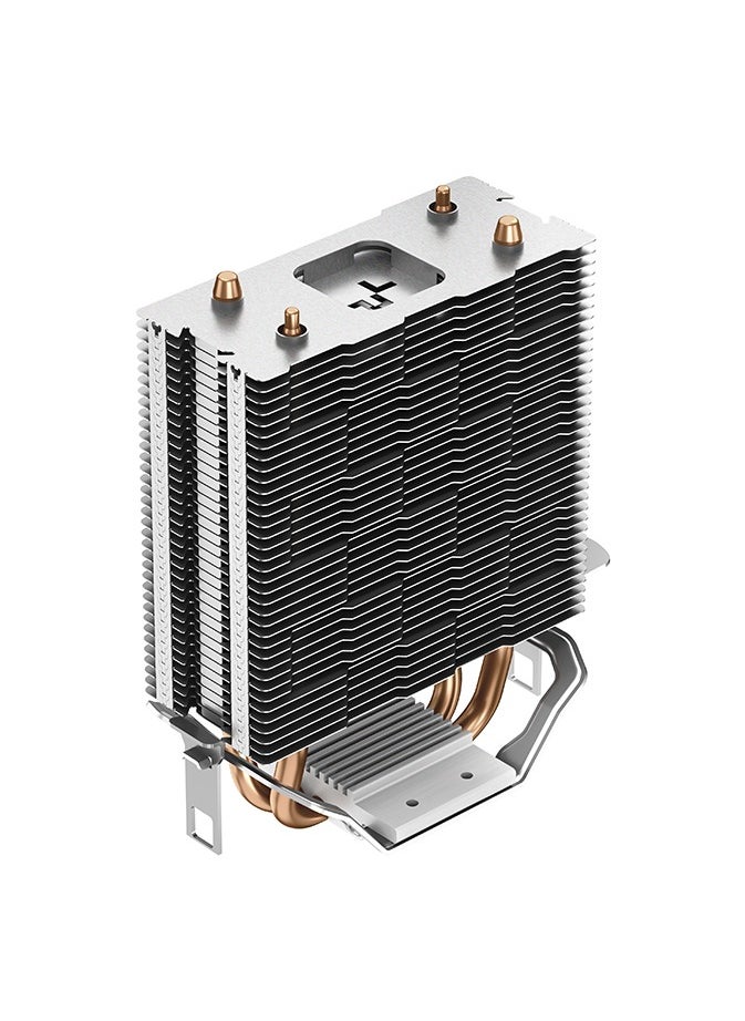 DEEPCOOL - AG200 CPU Air Cooler, Single Tower, 92mm PWM Fan, 2 Copper Heat Pipes, 100W TDP, Intel LGA1700/1200/1151/1150/1155, AMD AM5/AM4, Quiet ≤30.5 dB(A), Compact Size for mATX/ATX Builds, Black | R-AG200-BKNNMN-G - Image 1