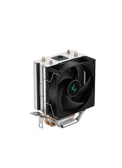 DEEPCOOL DeepCool AG200 Single Tower 92mm CPU Cooler, 500-3050 RPM Fan Speed, 36.75 CFM Airflow, 2.4W Power, 30.5 dBAFan Noise, Hydro Bearing, 4 Pin PWM Fan Connector, Black | R-AG200-BKNNMN-G  - Image 1