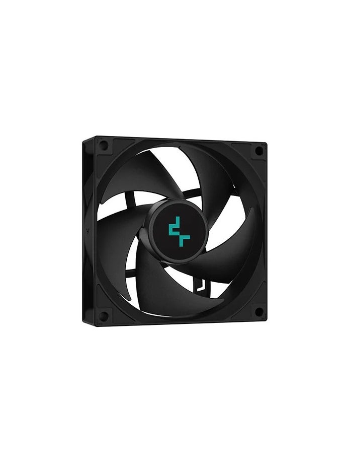 DEEPCOOL مبرد وحدة المعالجة المركزية DeepCool AG200 برج واحد 92 مم، سرعة مروحة 500-3050 دورة في الدقيقة، تدفق هواء 36.75 CFM، طاقة 2.4 وات، ضوضاء 30.5 dBAFan، محمل مائي، موصل مروحة PWM 4 سنون، أسود | R-AG200-BKNNMN-G  - Image 4