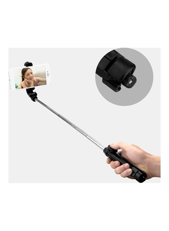 NIBEMINENT XT10 Telescopic Wireless Bluetooth Remote Control Phone Selfie Stick Tripod Black - Image 5