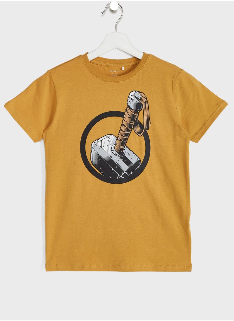 NAME IT - Kids 2 Pack Marvel T-Shirt - Image 1