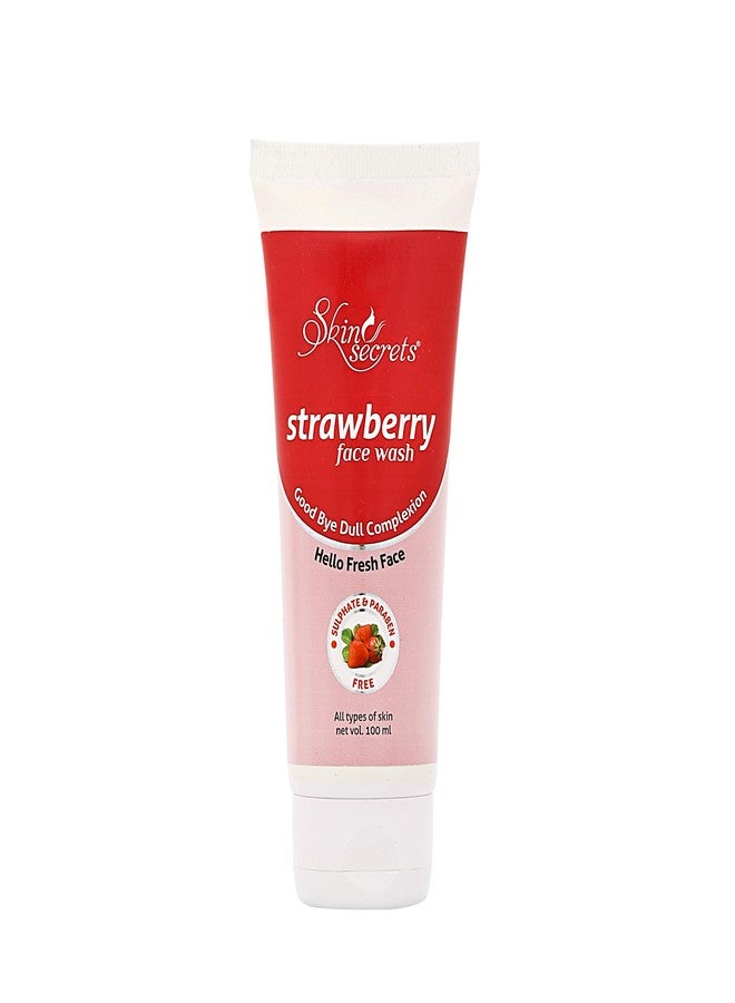 Skin Secrets Strawberry Face Wash with Strawberry Extract for Soft & Beautiful Skin| Paraben & Sulphate Free (Pack of 1) - Image 1