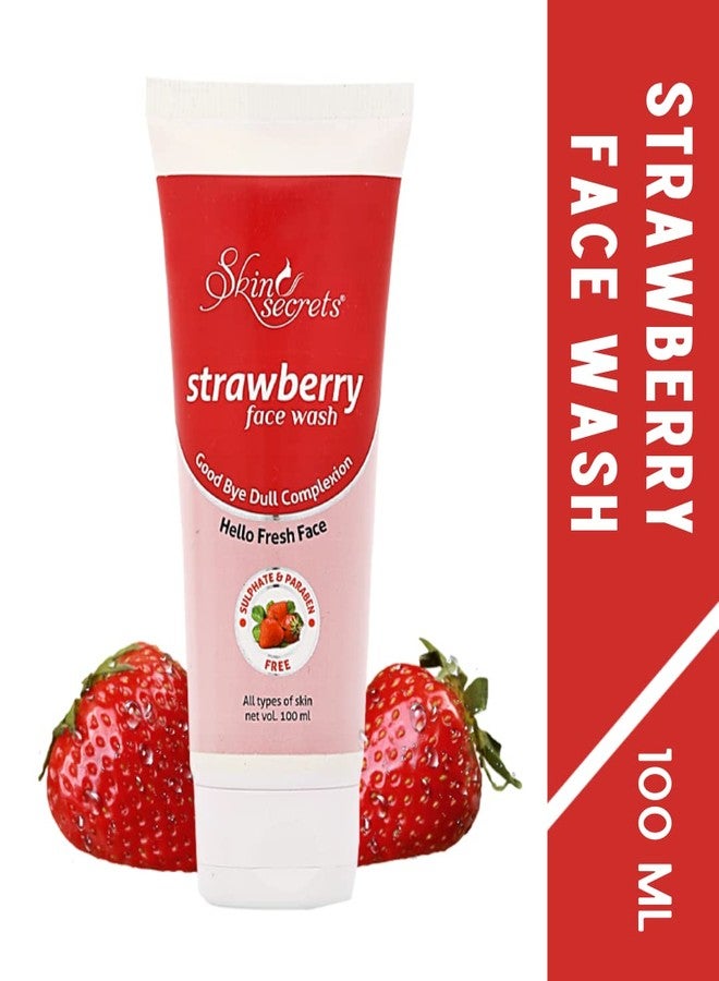 Skin Secrets Strawberry Face Wash with Strawberry Extract for Soft & Beautiful Skin| Paraben & Sulphate Free (Pack of 1) - Image 2