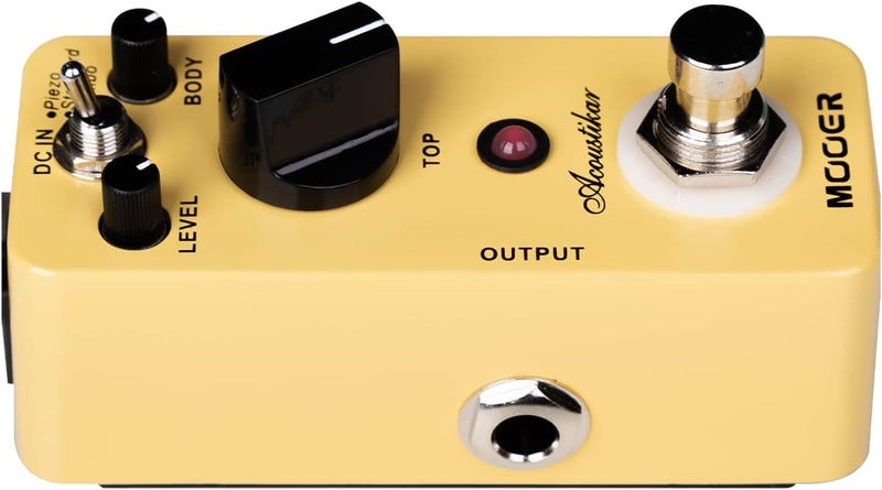 Mooer Acoustikar Acoustic Guitar Pedal Simulator Pedal, 3 Modes Piezo/Standard/Jumbo, Nature and Smooth Acoustic Guitar Sound - Image 5